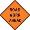 Road Work Ahead Sign (W-65)