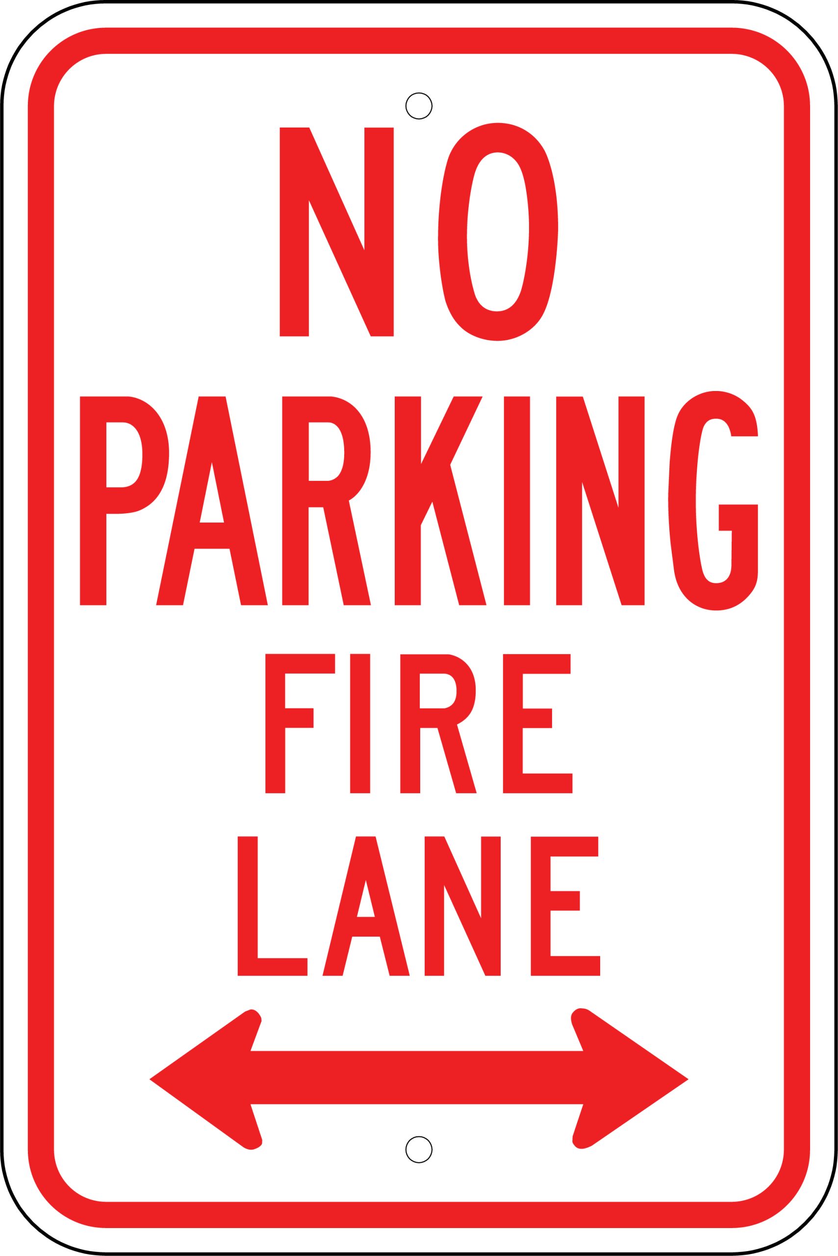 R 54 NoParkingFireLaneDoubleArrow