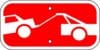 R7 201b tow away zone symbol sign