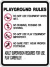 S2 10 playground rules sign 1