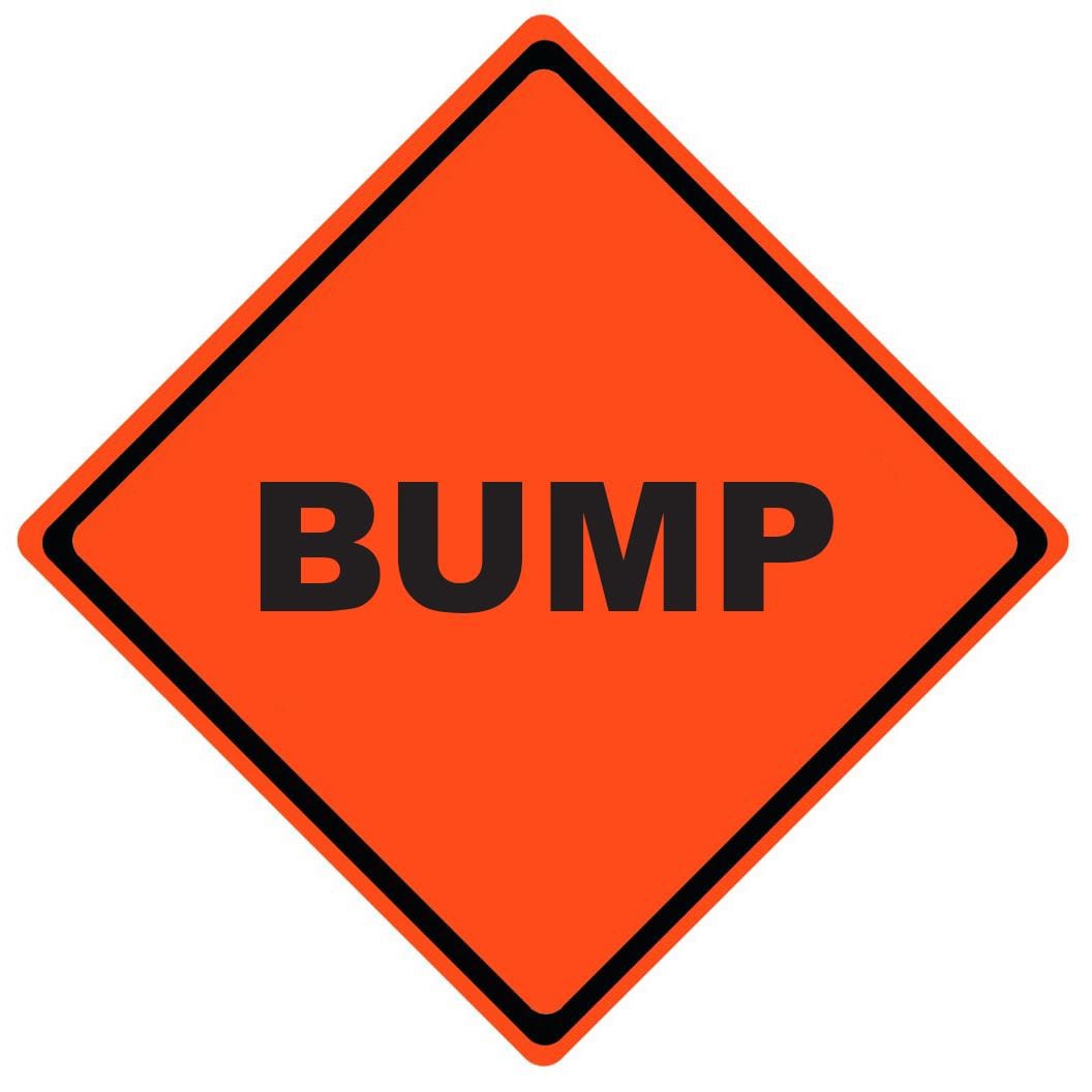 bump roll up sign